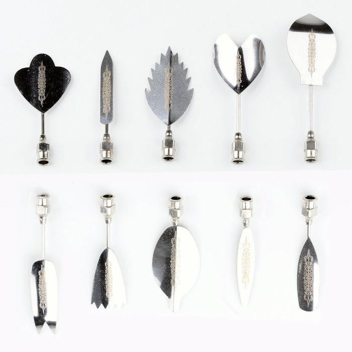 10 PCS Gelatin Art Tools Set -3D Jelly Cake Tools-Create your own unique designs FASTER and EASIER than ever before... N27