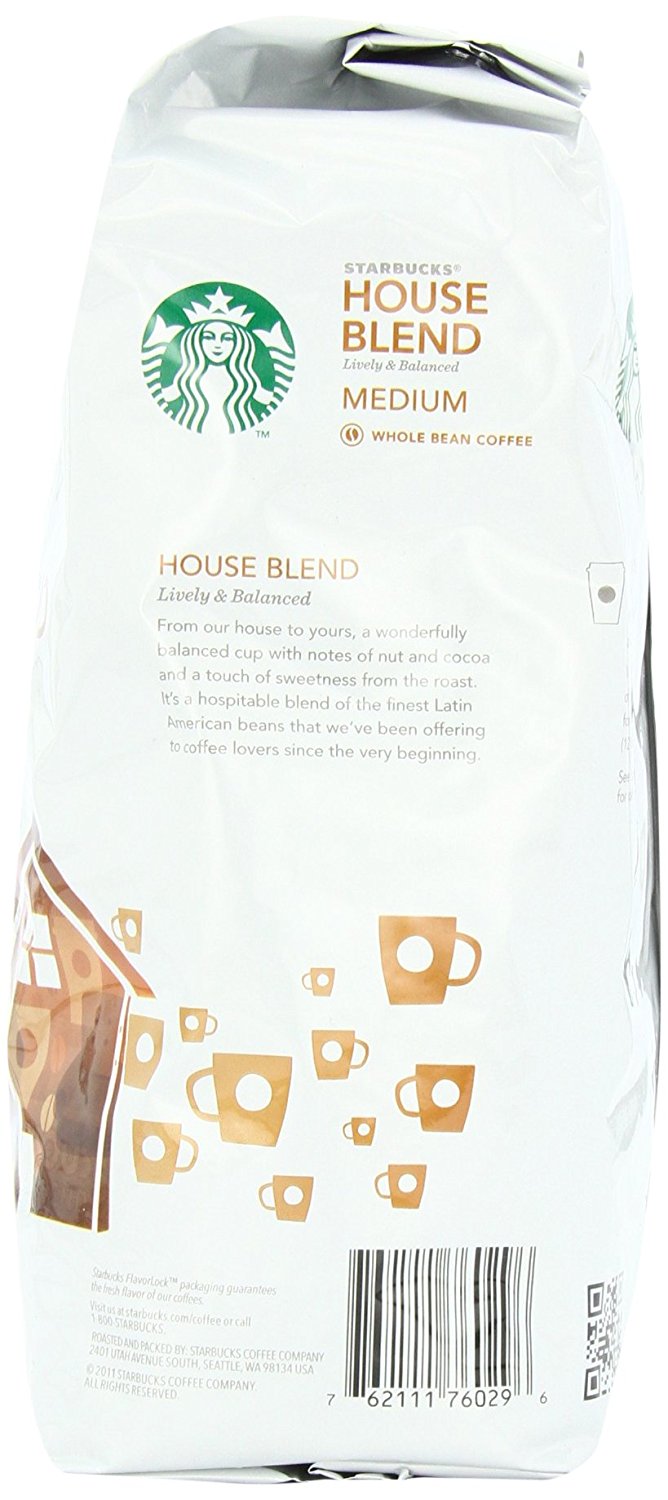 Starbucks House blend Whole Bean Coffee, 32 Ounce N2 free image download