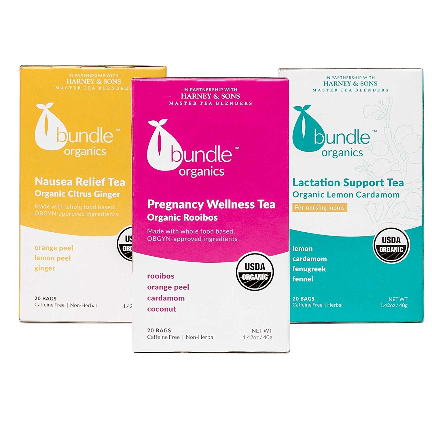 Bundle Organics Pregnancy Wellness Tea, Caffeine Free Rooibos,3 Count N3 free image download
