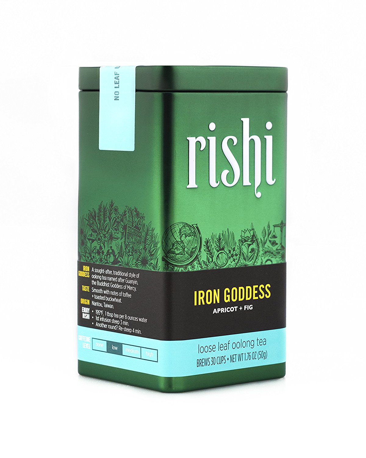 Rishi Tea Iron Goddess of Mercy Loose Leaf Tea, 1.76 Ounces Tin free