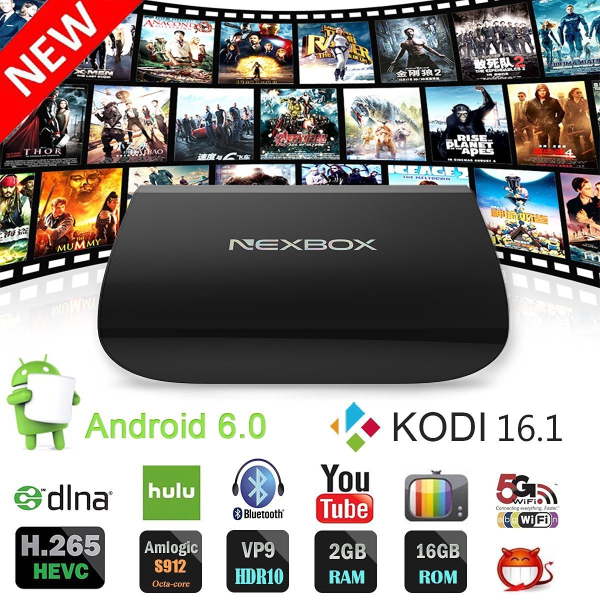 Latest Version Hongyu T Max Gb Gb Android Tv Box Kodi Pre Installed Amlogic S Quad