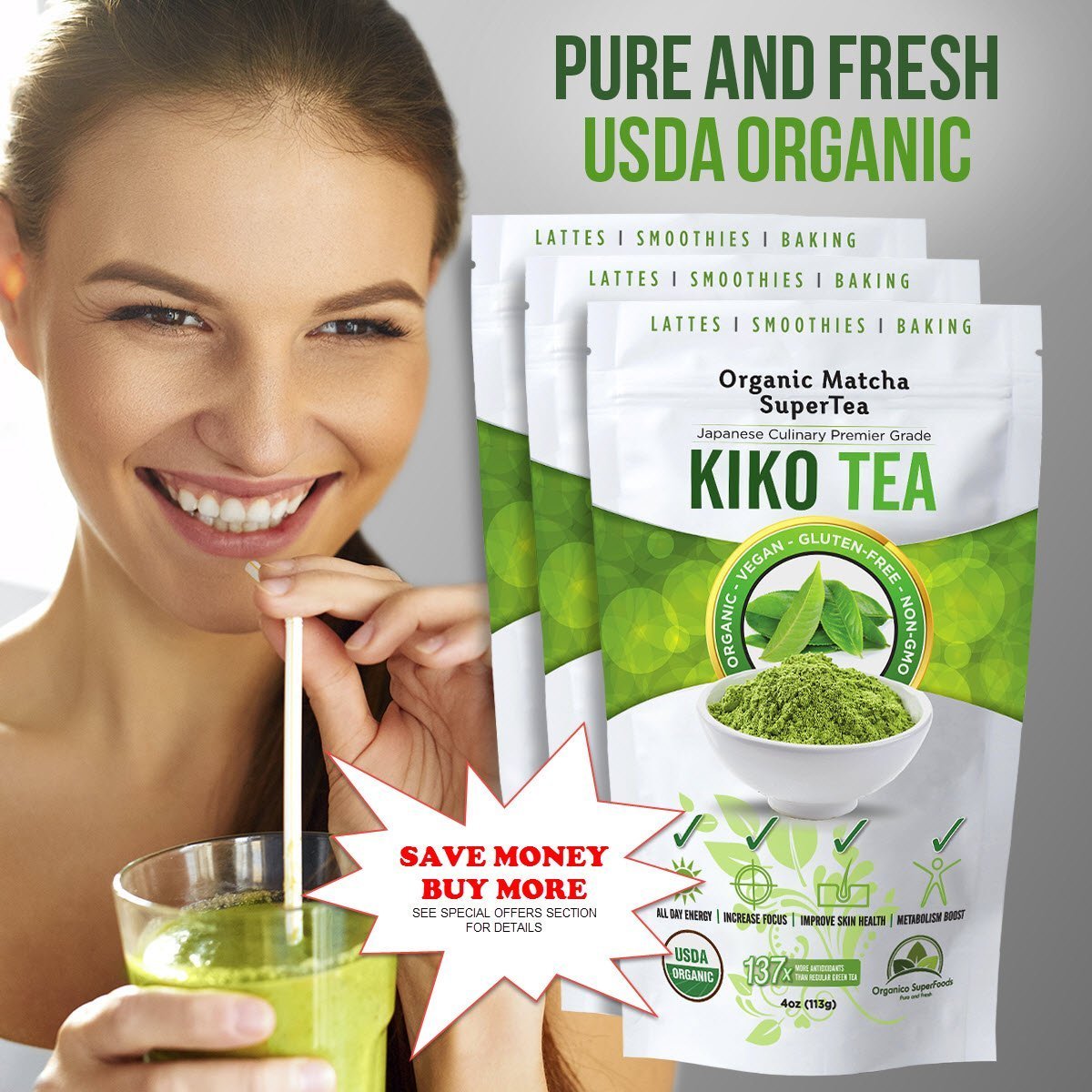 Matcha Green Tea Powder USDA Premium Japanese Organic Culinary organic-matcha-green-tea-powder-antioxidant-edible-green-tea-powder
