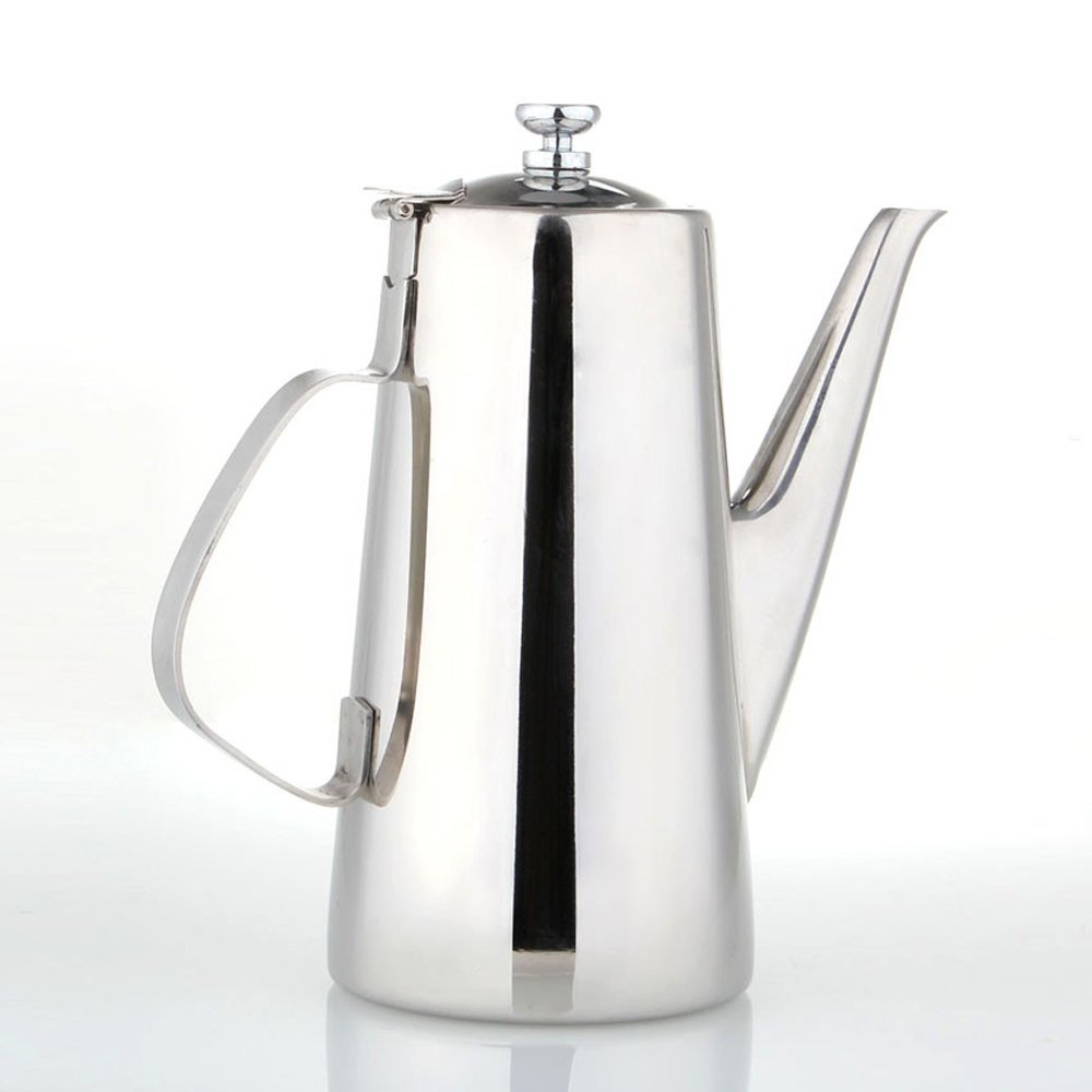 Lautechco Stainless Steel Coffee Hot Water Coffee Pot Espresso Coffee