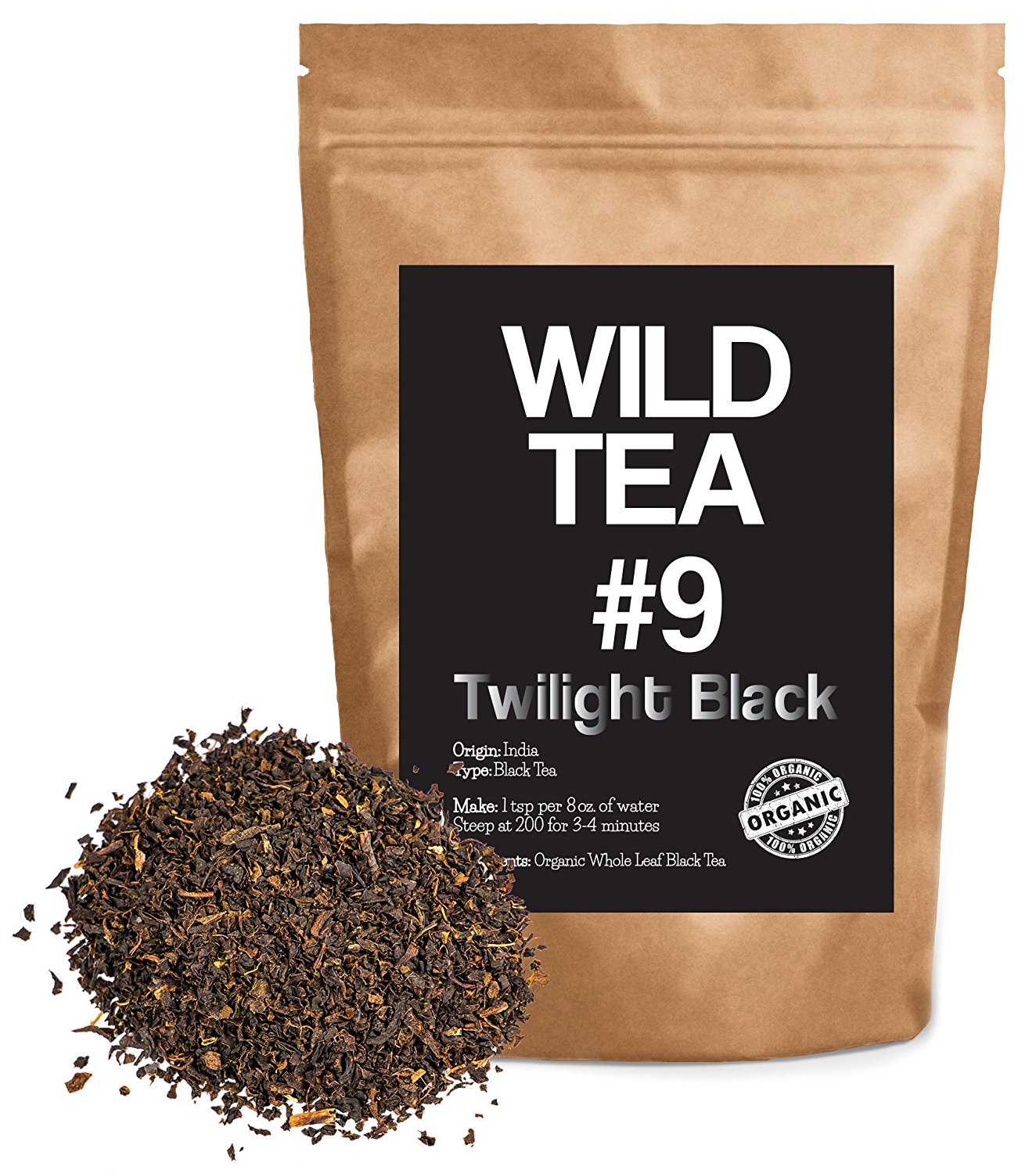 Organic Black Tea From India, Wild Tea #9 Premium Loose Leaf Tea Black ...