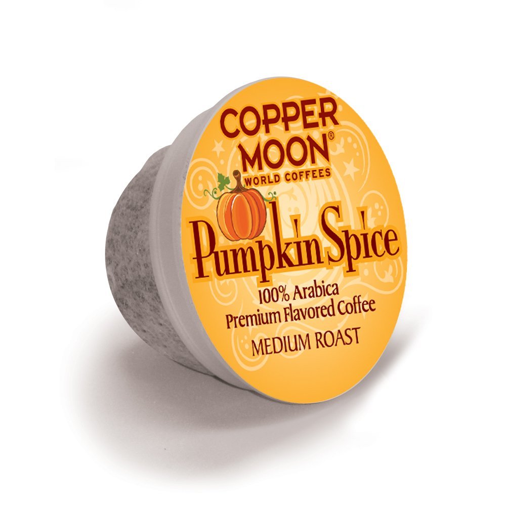 Copper Moon Coffee Pumpkin Spice, Single Cups, 12 Count for Keurig K