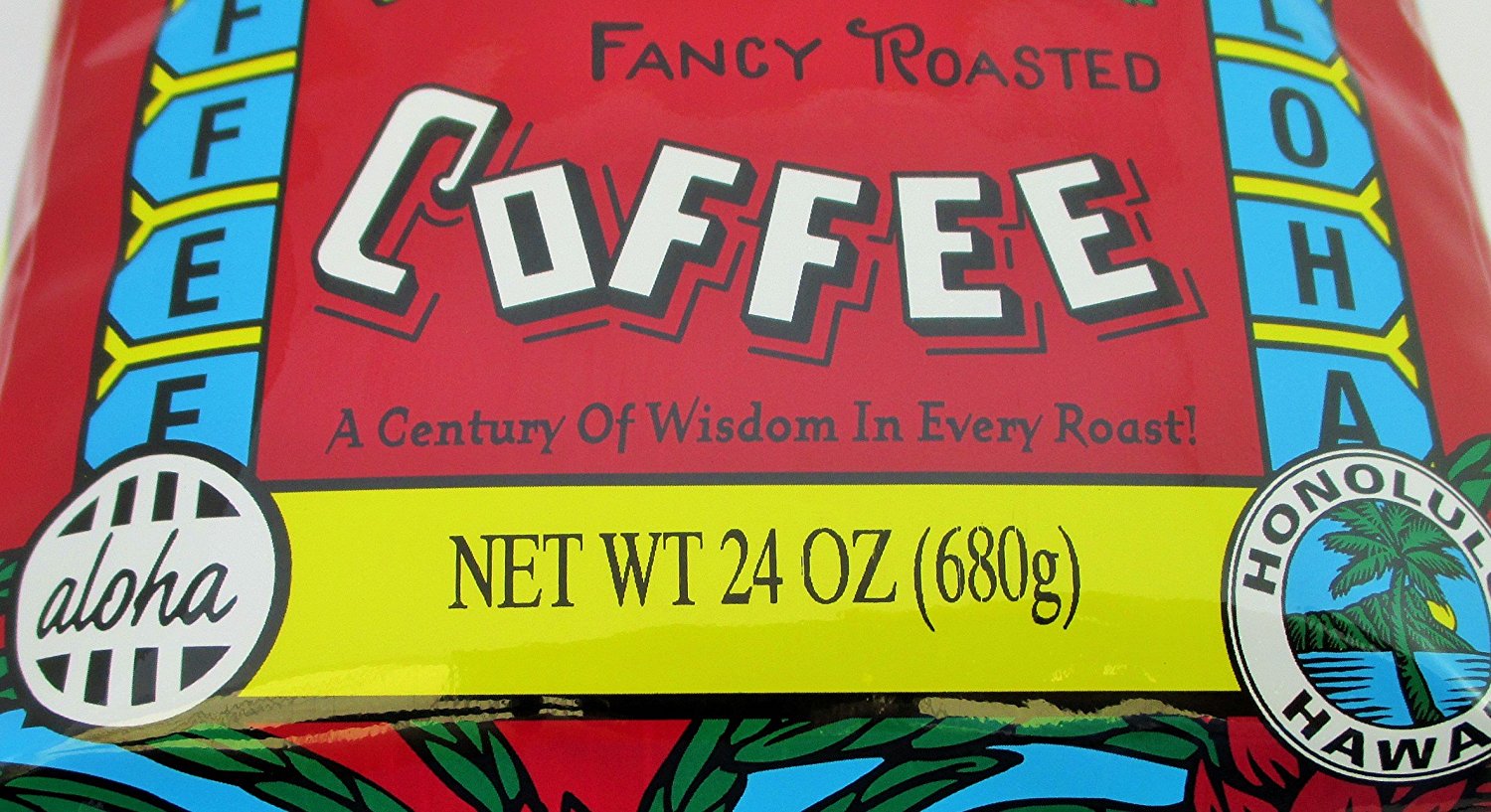 Lion Kona Gold Premium 10 Kona Coffee Blend 24 Oz. Whole Bean N2 free