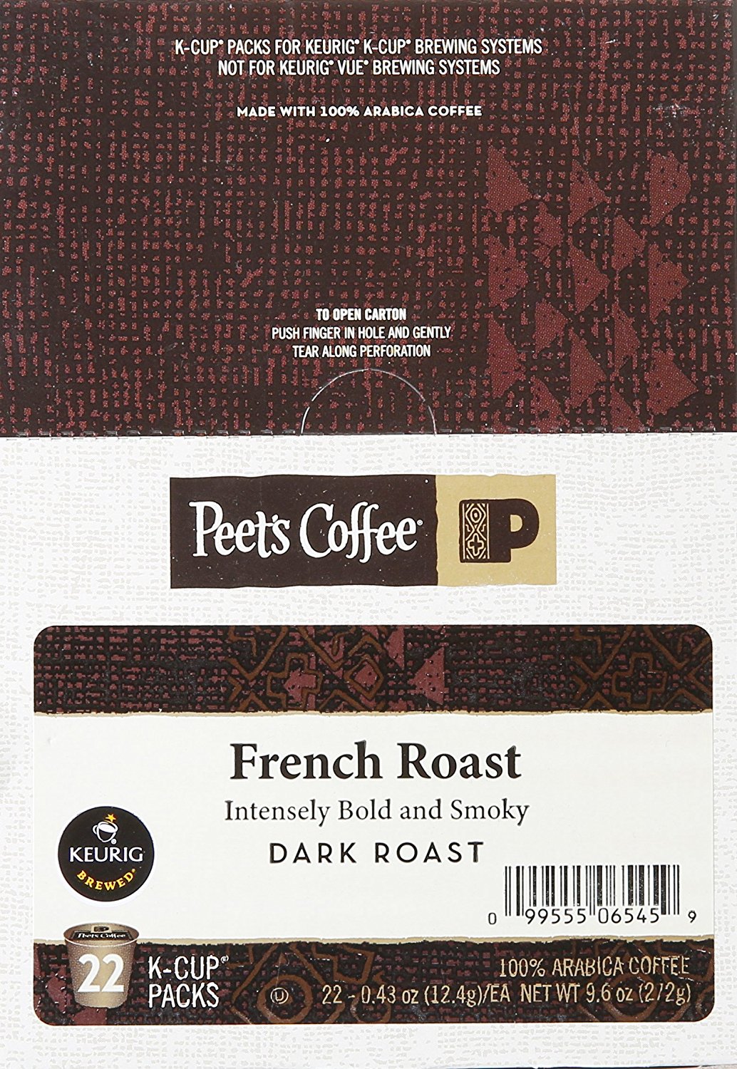 Peet's Coffee & Tea French Roast KCup Portion Pack for Keurig KCup