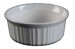 Corning Ware French White Individual Casserole / No Lid ( 16 Oz / 5 1/2" Dia ) ( F-16-B )