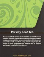 Parsley Leaf Tea - Organic Herbs - 18 Bleach Free Tea Bags N2
