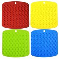 Kingree Silicone Kitchen Utensil Set, Stainless Steel Large Cooking Tool SET - Spoon, Deep Ladle, Spaghetti Spoon... N9
