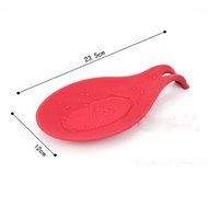 Kingree Silicone Kitchen Utensil Set, Stainless Steel Large Cooking Tool SET - Spoon, Deep Ladle, Spaghetti Spoon... N19