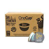 San Francisco Bay Coffee OneCup, Decaf French Roast, 36 Count