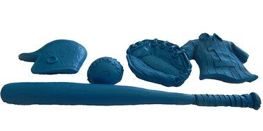 Silicone Molds Cake Decorating Fondant Gompaste Supply Baseball Game M4973 By Ok Molds N3