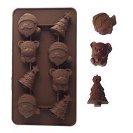 Christmas Trees Type Silicone Cake Chocolate Mold Jelly Mold Cake Moulds