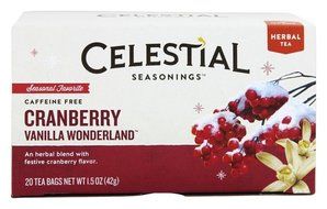 CELESTIAL SEASONINGS TEA CRNBRY VNLA, 20 BG