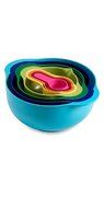 8-Piece Multicolor Plastic Mixing Bowl and Measuring Set with 4 Piece set of Heat Resistant Spatulas and Nonstick... N2