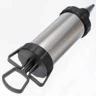 "Metal Cake Decorating Pastry Icing Piping Gun 4 Nozzle Tip Set" shopping N3