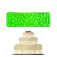 Fanhesheng Set of 3, Little Flowers Embossing Cake Lace Fondant Mold, Rattan Shaped Sugar Veil Cupcake Mat Silicone... N11