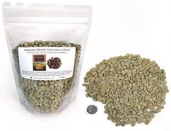 Brazil Adrano Volcano Coffee, Green Unroasted Coffee Beans (1 LB)