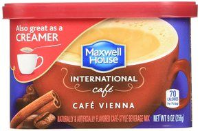 Maxwell House International Coffee Caf&eacute; Vienna, 9-Ounce Cans (Pack of 6)