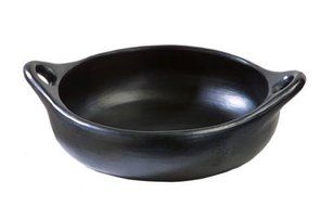 La Chamba Black Clay Cazuela, Medium