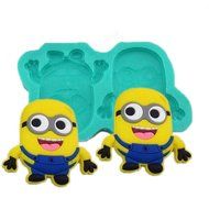 TANGCHU Cute Despicable Me Minions Fondant Mould Cake Decorating Mold Cupcake DIY Tools Green