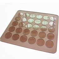 X-Haibei Macaron Mat / Macaroon Baking Cookies Pastry Silicone Sheet Homemade - Makes 30