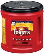 Folgers Classic Roast Coffee, 33.9 Ounce, (Pack of 6)