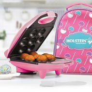 Holstein Housewares HM-09104V-BU Mini Cake Pop Maker Kit - Pink N3
