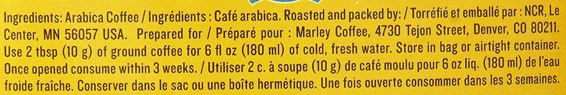 Marley Coffee, Organic Whole Bean Coffee, One Love, 2 Pound N3
