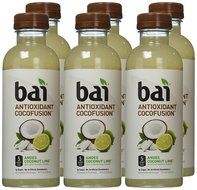Bai Cocofusion Andes Coconut Lime, Antioxidant Infused Beverage, Cocofusion Andes Coconut Lime, 18 Ounce (Pack...