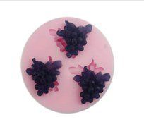SHINA Fruit Grapes Cake Fondant Soap Sugar Craft Cake Decorating Silicone Mold #111