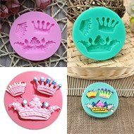 "DIY Crown Baking Mold Silicone Fondant Cake Decorating Mould" shopping N8