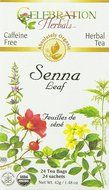 Celebration Herbals Organic Senna Leaf Tea Caffeine Free -- 24 Herbal Tea Bags