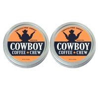 Cowboy Coffee Chew (Pack of 2) Quit Chewing Tin Can Non Tobacco Nicotine Free Smokeless Alternative to Dip Snuff...