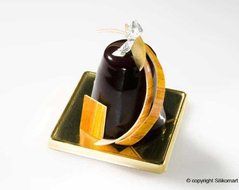 Silikomart Baba Cake Mould, 45mm, Terracotta N2