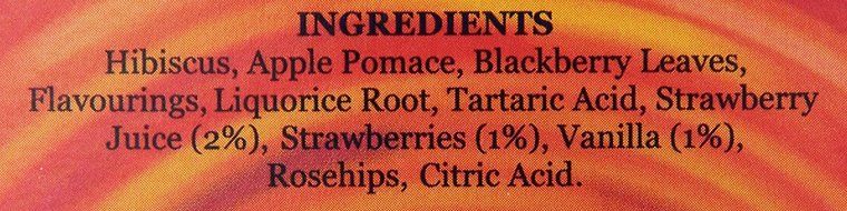 London Fruit &amp; Herb Company Tea, Strawberry &amp; Vanilla Fool, 20 Count N7