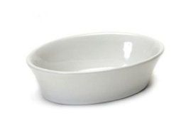 Tuxton 6 Oz Oval Baker White (BWK-060) 12/Box