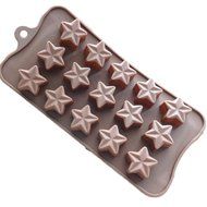 JLHua Mini Star Shape Silicone Ice Cube / Chocolate Mold 15-cavity N3
