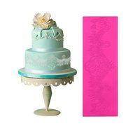 ART Kitchenware Decoration Cake Lace Mat Silicone Fondant Lace Moulds 3.33&times;4.7&times;0.06 inch LFM-40 N2
