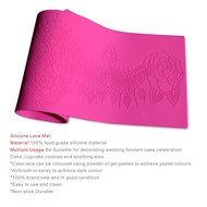 ART Kitchenware Decoration Cake Lace Mat Silicone Fondant Lace Moulds 3.33&times;4.7&times;0.06 inch LFM-40 N4