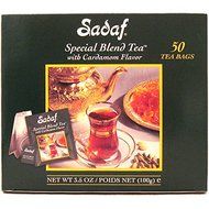Tea Bag with Cardamom Flavor - Sadaf Special Blend Tea with Cardamom, 50-count (Pack of 1)