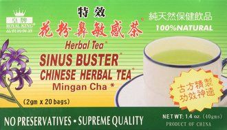 Royal King Sinus Buster Chinese Herbal Tea (40g)(20 bags x 2g each) - 1 box
