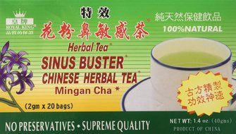 Royal King Sinus Buster Chinese Herbal Tea (40g)(20 bags x 2g each) - 1 box N3