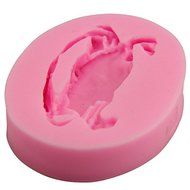 Mr.S Shop 3D Portunus Silicone Mold Soap Cake Mold Cookie Chocolate Mold DIY Tools, Small Size N4