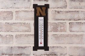 Henson Metal Works 2500-22 University of Nebraska Collegiate Logo Outdoor Thermometer