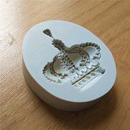 &quot;New 3D Beautiful Crown Silicone Cake Chocolates Soap Mold Fondant Mould Decoration&quot; shopping N4