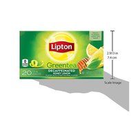 Lipton Green Tea, Decaffeinated Honey Lemon 20 ct N3