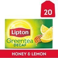 Lipton Green Tea, Decaffeinated Honey Lemon 20 ct N7