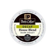 Peet's Coffee Decaf House Blend Coffee K-Cups, 2.8 Oz, Pack Of 22
